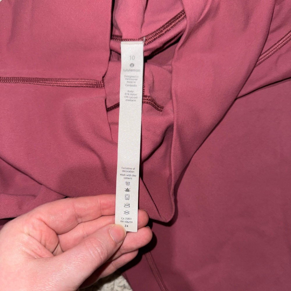 Lululemon Mauve Pink Leggings - Picture 3 of 9
